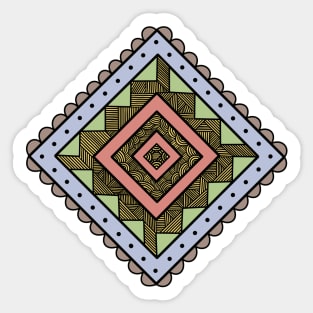 Colorful Pattern design Sticker